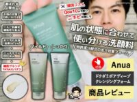 【韓国コスメ】毛穴対策の洗顔料anuaクレンジングフォーム-効果