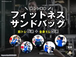 【家トレ革命】筋トレ初心者にもおすすめ！「フィットネスサンドバッグ」の使い方と効果的な種目の組み合わせ-00