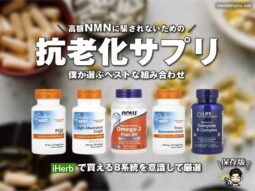 【保存版】高額NMNに騙されないための「抗老化」サプリのベストな組み合わせ【iHerb購入品】-00